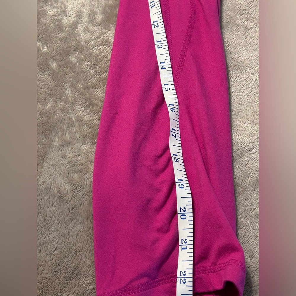 Rae Mode Large raspberry high waisted poly microfiber spandex pocket leggings - Picture 8 of 10